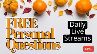 FREE Live Tarot- 1 Question -Subscribers Only