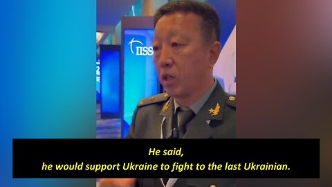 Chinese General Xu Hui advises Zelensky to consider the value of Ukrainian lives