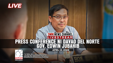 LIVE | Press conference ni Davao del Norte Gov. Edwin Jubahib