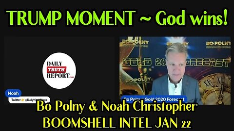 TRUMP MOMENT - God wins! - Bo Polny BOOMSHELL 1/24/24..