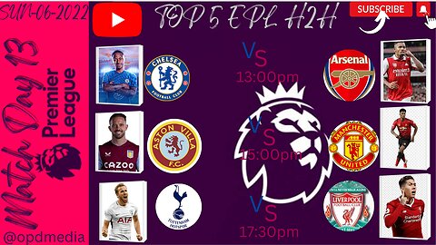 Livestat EPL | Chelsea vs Arsenal preview, AstonVilla vs ManUnited preview, Tottenham vs Liverpool