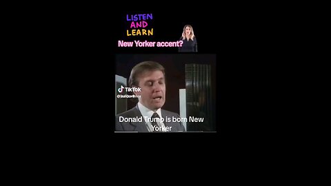 NEW YORK ACCENT? - DONALD TRUMP IS BORN NEW YORKER 🍿🐸🇺🇸 SHARE!