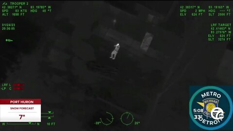 Michigan State Police releases video of suspect firing shots at helicopter