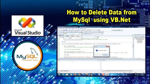 How to Delete Data from MySql using VB.Net