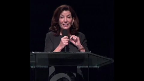 NY Gov. Kathy Hochul: Church of COVID. I need you to be my Apostles. Jesus taught us.