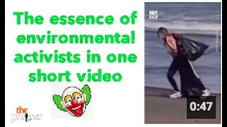 The essence of environmental activists in one short video 😉🤡