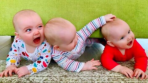Funniest Twin, Triplet and Quadruplet Babies Compilation of 2024 || Cool Peachy