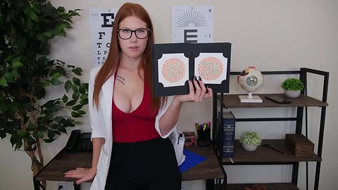 ASMR Eye Exam and Color Blindness Test | 4K