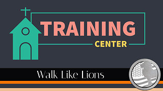 "Training Center" Walk Like Lions Christian Daily Devotion with Chappy Nov 28, 2022