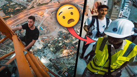 200 Meter Crane Climb in Dubai *GONE WRONG*