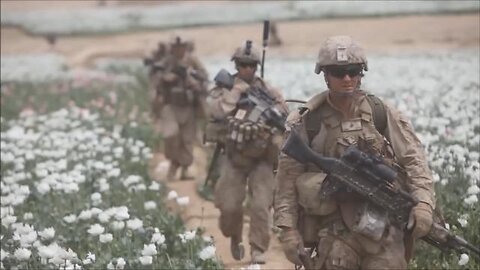 U.S.A. American Troops Protecting Opium-Heroin Production