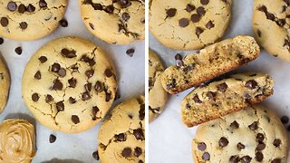 Soft and Chewy Peanut Butter Chocolate Chip Cookies | Daily recipes