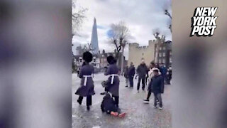 Queen's Guard tramples kid outside Tower of London in viral video