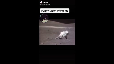 Playing golf in moon