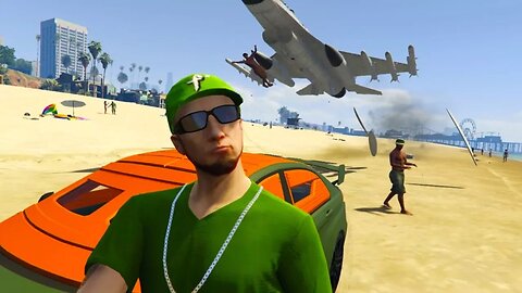 GTA V - RANDOM & FUNNY MOMENTS 72 (Mission Failed, Incoming Jet!)