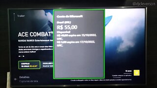 GANHEI 40 REAIS DA MICROSOFT NO XBOX Comprei o Ace Combat 7: Skies Unknown por 7,50