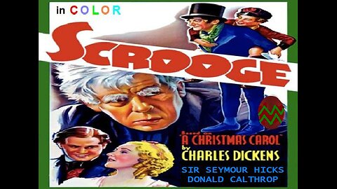 SCROOGE 1935 in COLOR Early British Version of Charles Dickens Christmas Carol FULL MOVIE