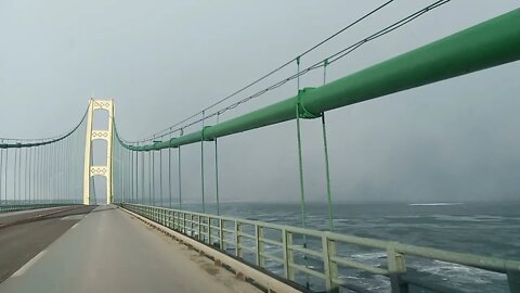 Mackinac Bridge Crossing ASMR [Adventure Time]