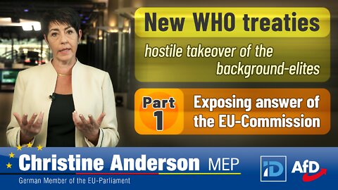 New WHO treaties - Pt1 - Exposing answer of the EU-Commission