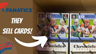 Fanatics.com Sells Sports Cards! 2020 Panini Chronicles Football Blaster Boxes!