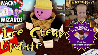 AndersonPlays Roblox Wacky Wizards 🍨ICE CREAM UPDATE🍨 - How to Get Ice Cream Cone - All New Potions