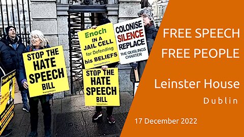Free Speech, Free People (selected moments) - Leinster House, Dublin - 17 Dec 2022 mix