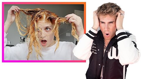 Hairdresser Reacts To Insane Bleach Fails