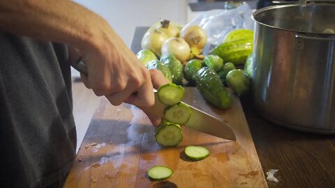 A Full Day's work on the homestead | Pickling, Pruning, and Podcasting