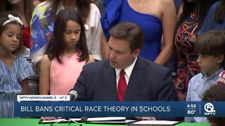 DeSantis signs bill banning critical race theory in Florida schools