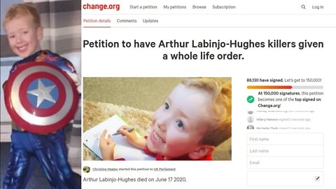 ARTHUR LABINJO-HUGHES | SIGN THE PETITION FOR LONGER SENTENCES FOR EMMA TUSTIN AND THOMAS HUGHES