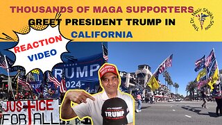 REACTION VIDEO: THOUSANDS Of Patriot MAGA Supporters Line Streets in Huntington Beach at Trump Rally