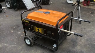 Chinese DEK 5650 Generator NO START HOW TO FIX Clean and Replace Carb $20