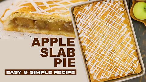 Apple Slab Pie Easy Simple Recipe