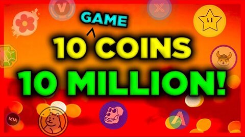 Top 10 GAMING COINS (100x Crypto GEMS) set to EXPLODE! 🚀