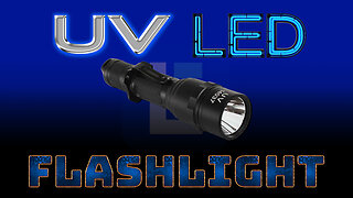 Ultraviolet LED Flashlight 365NM - Intense UV Illumination