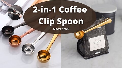 Coffee Measuring Spoon with Strong Clip