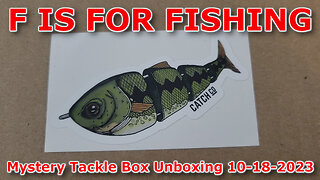 Mystery Tackle Box Unboxing 10-18-2023