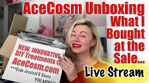 Live AceCosm Unboxing and Give Away Details| Code Jessica10 Saves you money