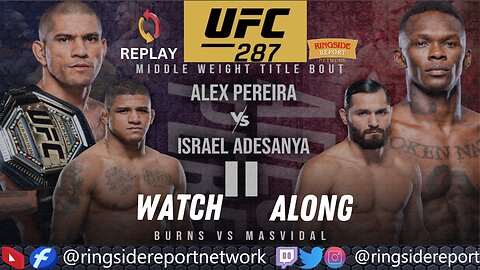 UFC 287: Pereira vs. Adesanya 2 | Watch Along | REPLAY🟥