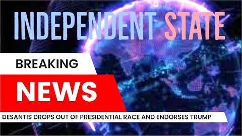Breaking News: Ron DeSantis drops out of 2024 presidential race, endorses President Trump