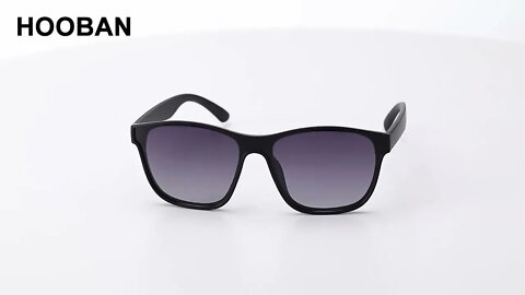 HOOBAN 2022 New Square Polarized Sunglasses Men Women | Link in the description 👇 to BUY