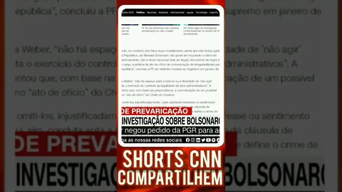 A ministra Rosa Weber negou o pedido da PGR para arquivar o processo que investiga Jair Bolsonaro