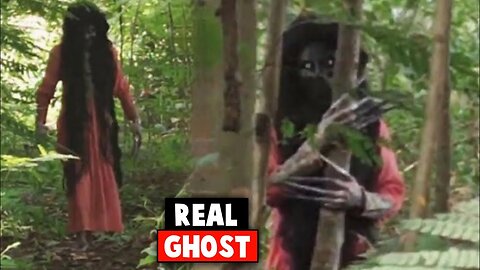 SCARY Women Ghost in Forest 😱| Horror scary ghost videos by Ghostcrime