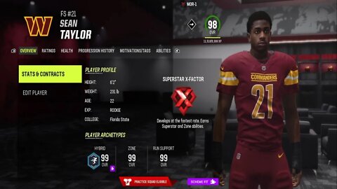 How To Create Sean Taylor Madden 23