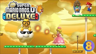 New Super Mario Bros. U Deluxe - Father-Daughter 💞 Co-Op in Morton's Compactor Castle - #8