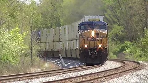 CSX I137 Intermodal Train from Lodi, Ohio May 5, 2023