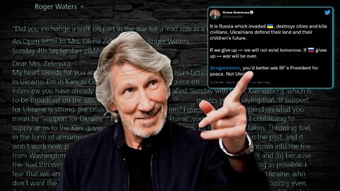 Roger Waters Open Letter To Olena Zelenska SNUBBED!