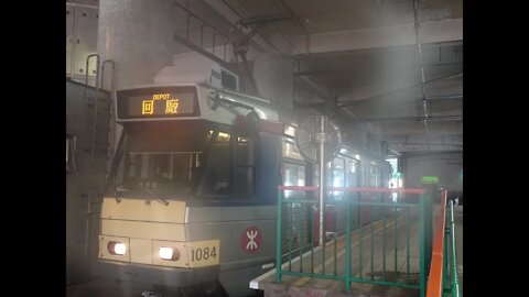 MTR Light Rail Phase 2 1084 @ 751 Special Trip to Tuen Mun Ferry Pier | 輕鐵1084行走751線特別班次往屯門碼頭行車片段