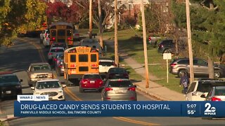 Drug laced candy sends four Parkville Middle School students to the hospital