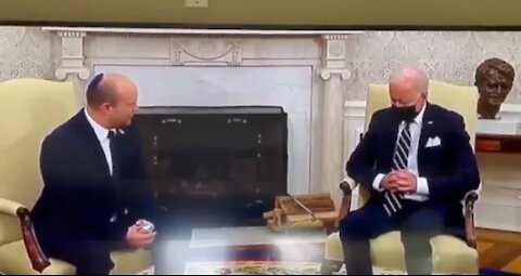 Did Joe Biden Fall Asleep During Oval Office Meeting with Israeli Prime Minister Naftali Bennett?